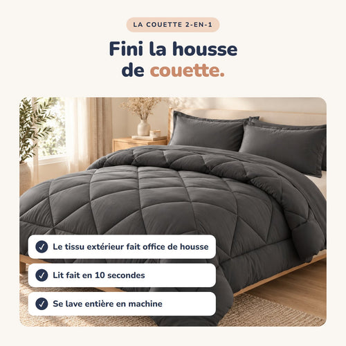 La Couette 2-en-1 Plumélia – Hiver